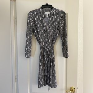 Black and White Donna Morgan Dress